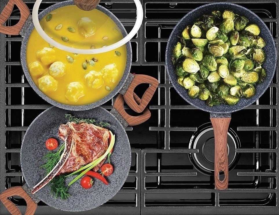 Berlingerhaus Pekáč kulatý s mramorovým povrchem a poklicí 32 cm Forest Line 