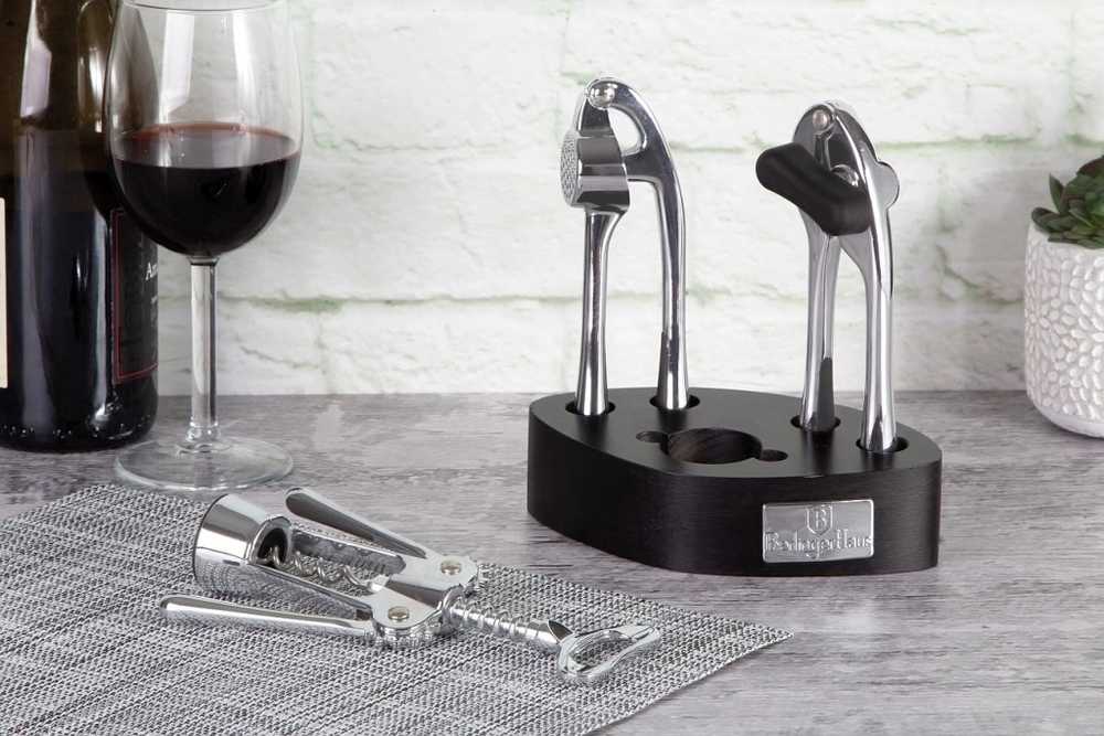 Berlingerhaus Kuchyňské náčiní ve stojanu sada 4 ks Royal Black Collection