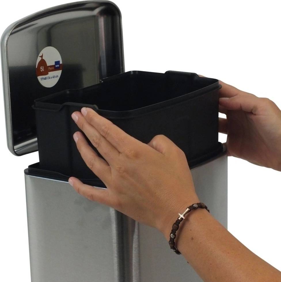 Kela Koš kosmetický DAVINO 6 l nerezová 