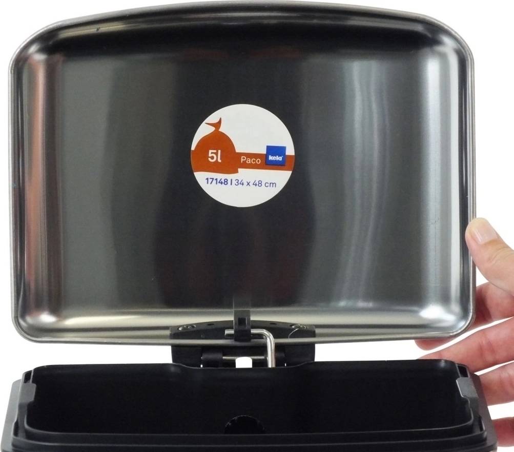 Kela Koš kosmetický DAVINO 6 l nerezová 