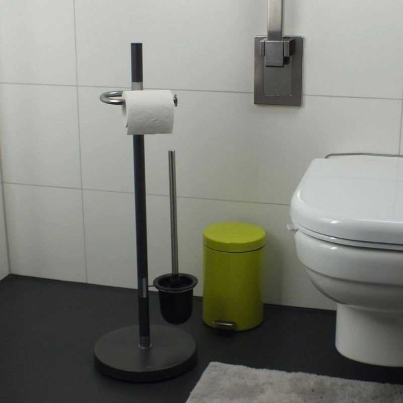 Kela WC set SINERIO kov antracit pr. 25cm x v. 76,5cm 