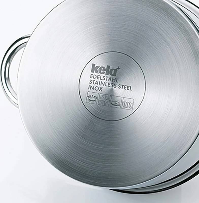 Kela Hrnec nerez se skleněnou poklicí 13,5 l CAILIN 