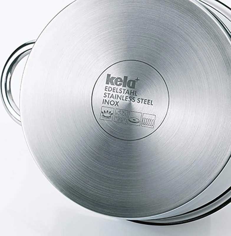 Kela Hrnec nerez se skleněnou poklicí 13,5 l CAILIN
