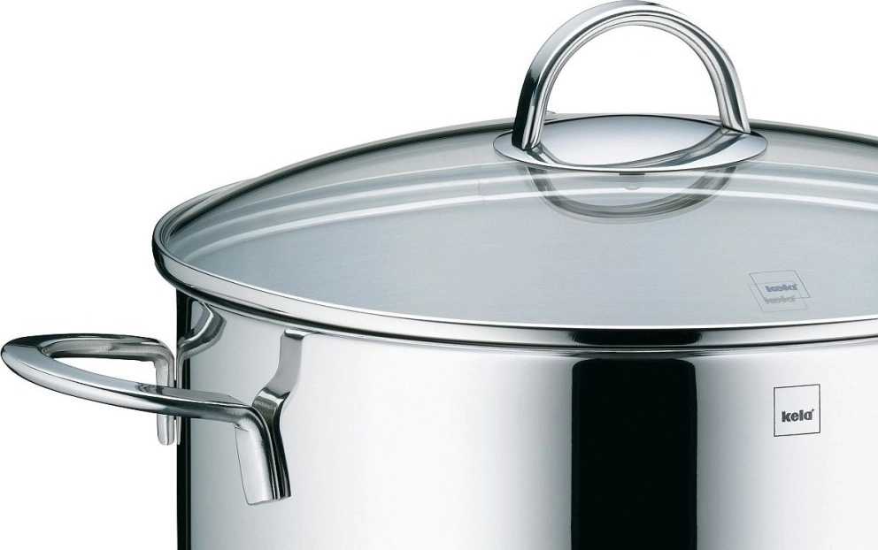 Kela Hrnec nerez se skleněnou poklicí 13,5 l CAILIN
