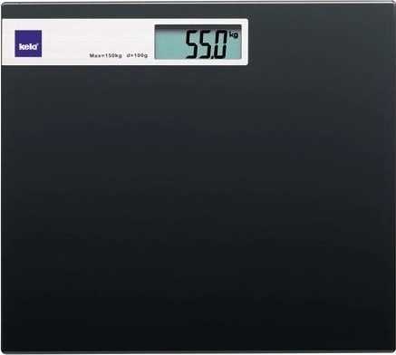 Kela Osobní váha digitální skleněná černá do 150kg GRAPHITO 