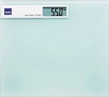 Kela Osobní váha digitální  LINDA, skleněná bílá do 150kg 