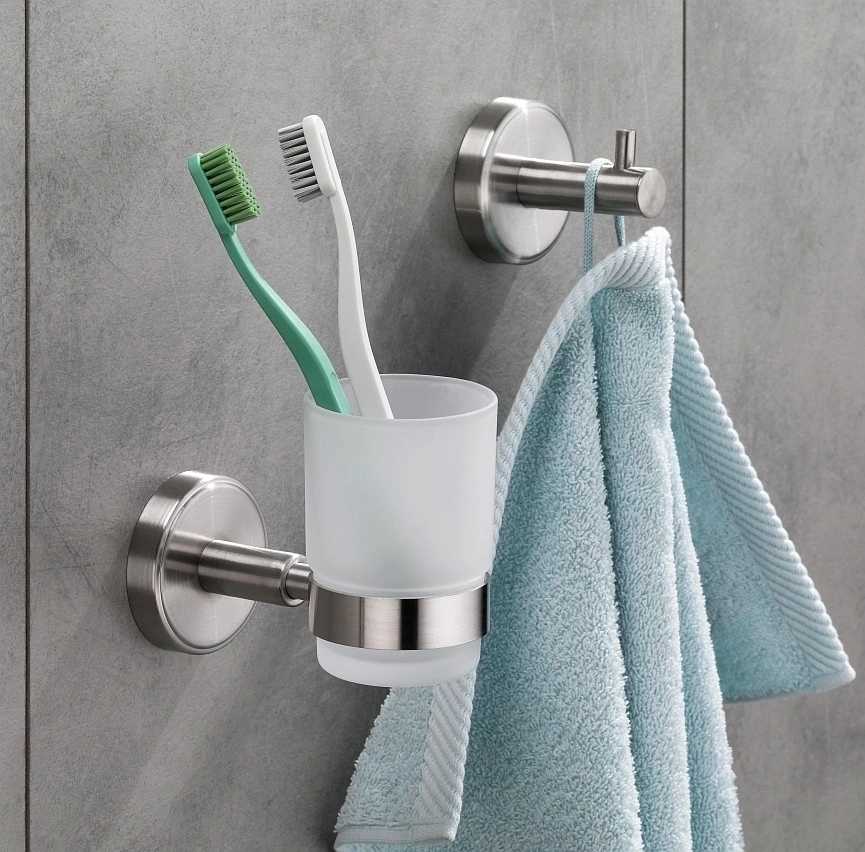 Kela Držák na kartáčky MARBEA  18/10 nerez, akryl 