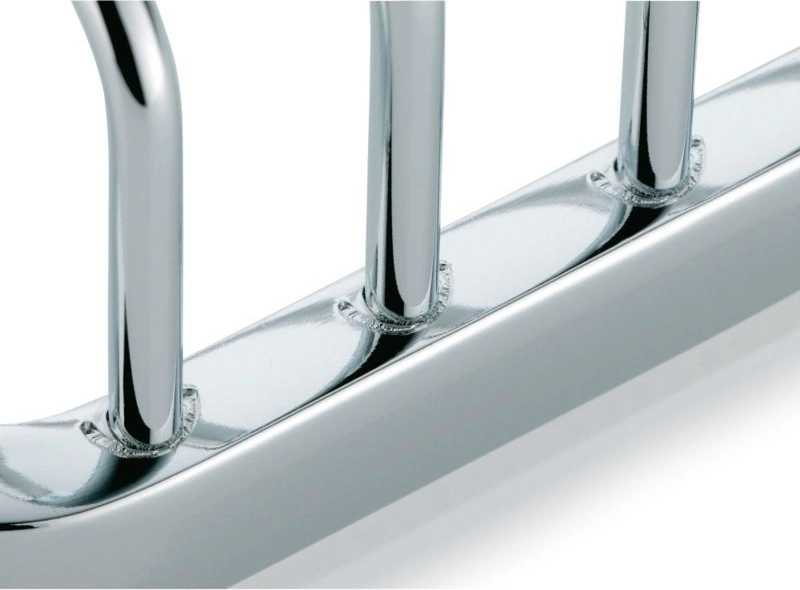 Kela Obdélníková police BRASS chrom 