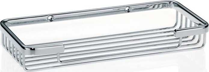 Kela Obdélníková police BRASS chrom 