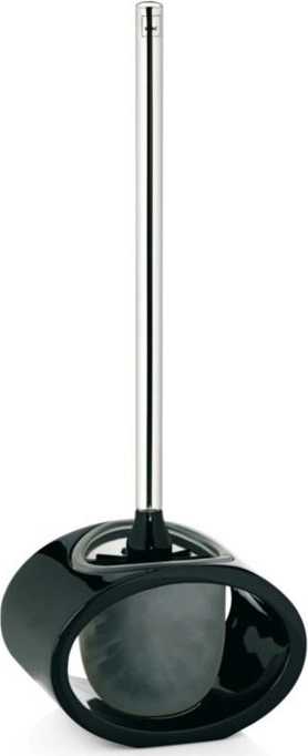 Kela WC sada MIRAGE, poly nerez 18/10, černá 