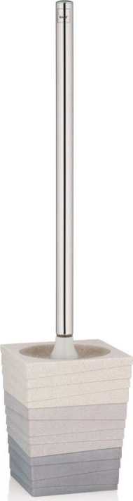 Kela WC set VALURA poly, šedá 10x10x43cm 