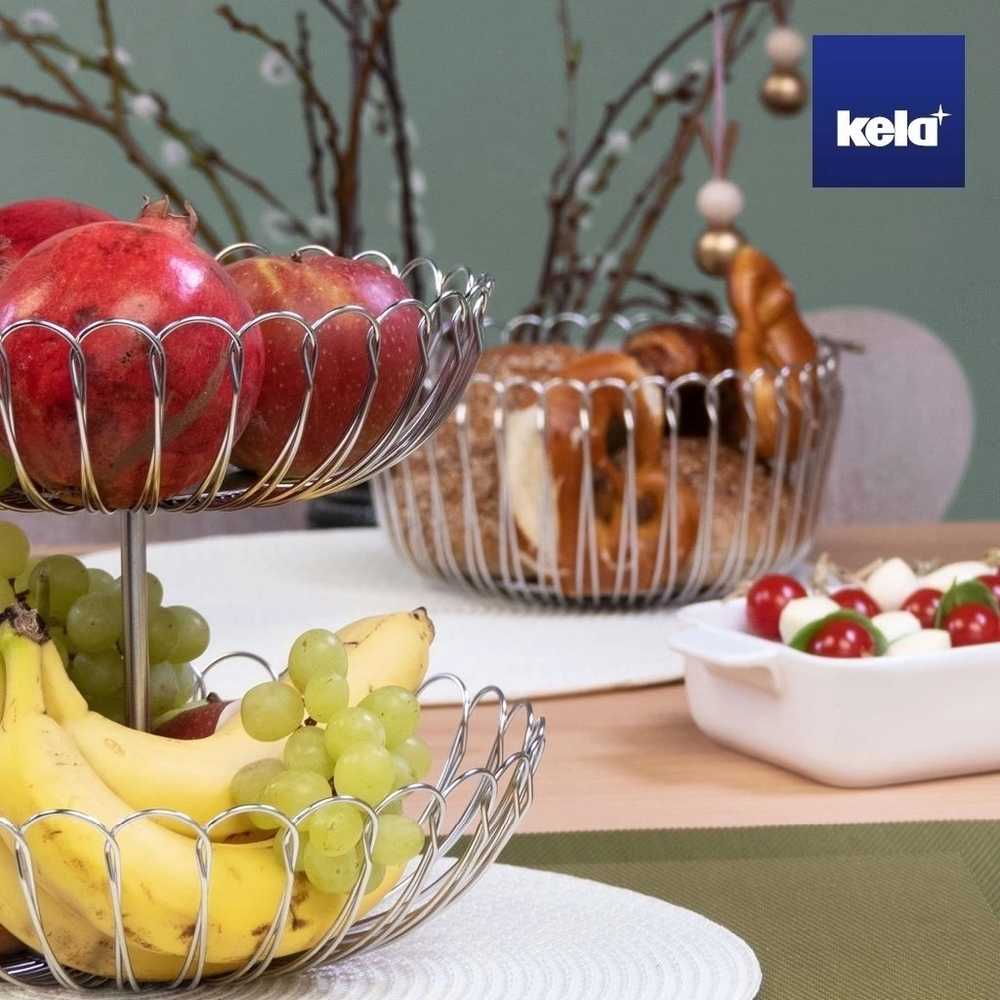 Kela Koš na ovoce PRATO ušlechtilá ocel 21,5cm 