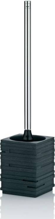 Kela WC sada POSIDON, poly, černý 