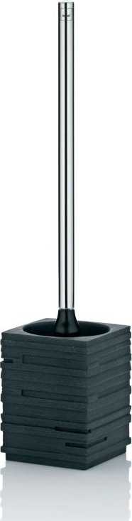 Kela WC sada POSIDON, poly, černý 