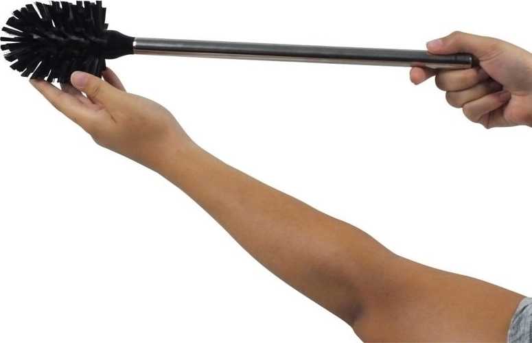 Kela WC štětka MONO keramika sv.šedá 