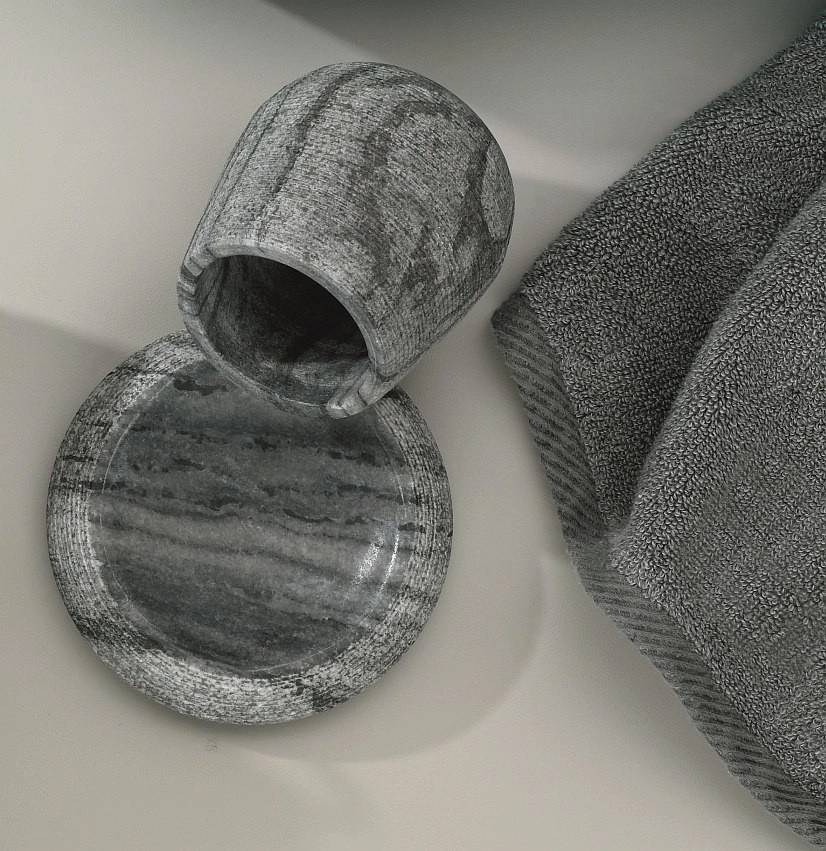 Kela Miska na mýdlo COSMOS mramor 