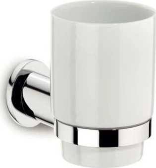 Kela Pohár s držákem MAKIRA chromovaná mosaz 