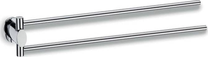 Kela Držák na ručníky dvojitý otočný MAKIRA chromovaná mosaz 