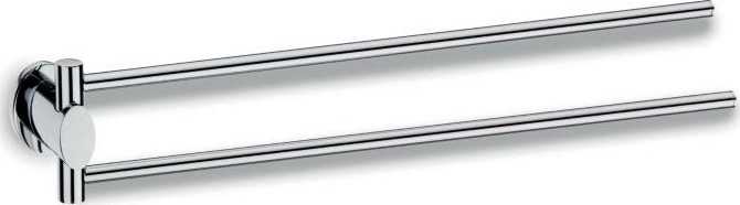 Kela Držák na ručníky dvojitý otočný MAKIRA chromovaná mosaz 