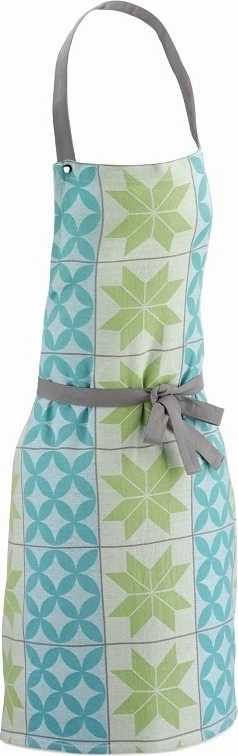 Kela Zástěra CARLA 100%bavlna tyrkysová/mentolová 