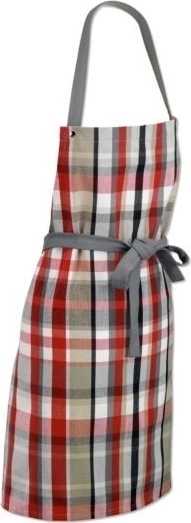 Kela Zástěra TABEA 100% bavlna, dekor kostka 67x80cm 