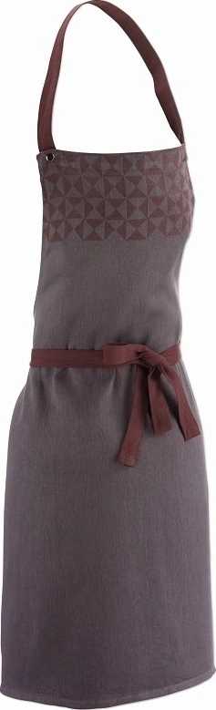 Kela Zástěra HENRIK 100% bavlna hnědá 