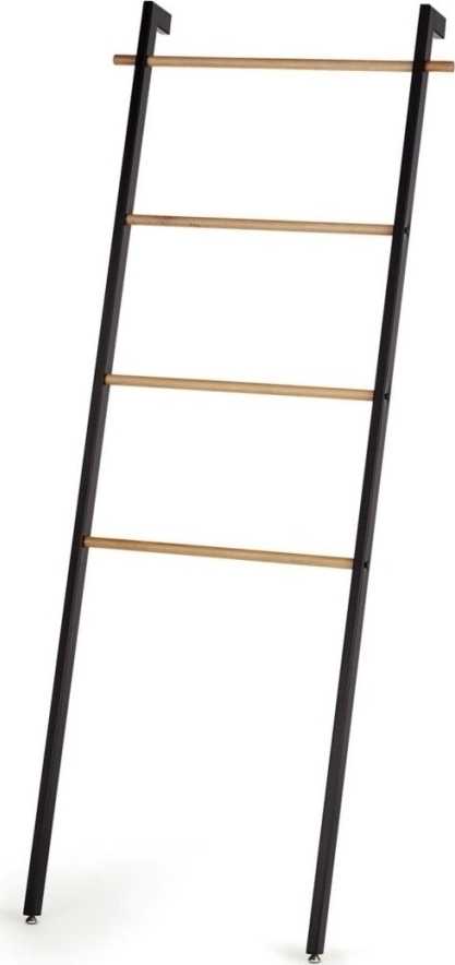 Kela Držák na ručníky žebřík OAK kov/dřevo 