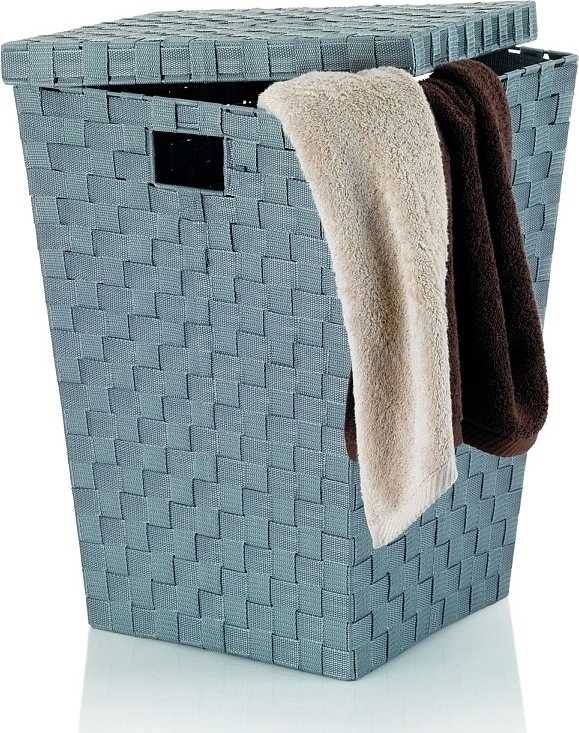 Kela Koš na prádlo Alvaro šedý, 40x40x52cm 