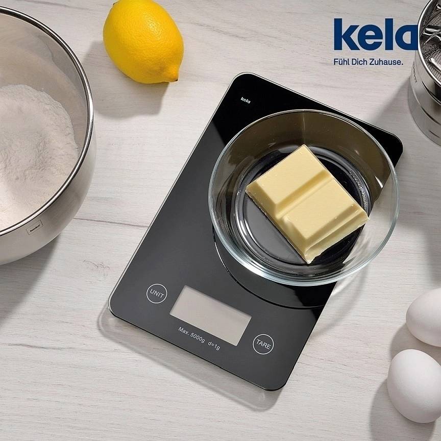 Kela Váha kuchyňská digitální 5 kg PINTA černá 