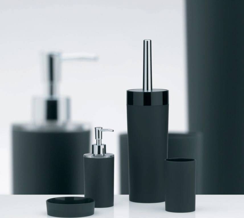 Kela Miska na mýdlo DARK ABS-plast černá 