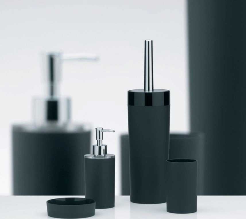 Kela Miska na mýdlo DARK ABS-plast černá 