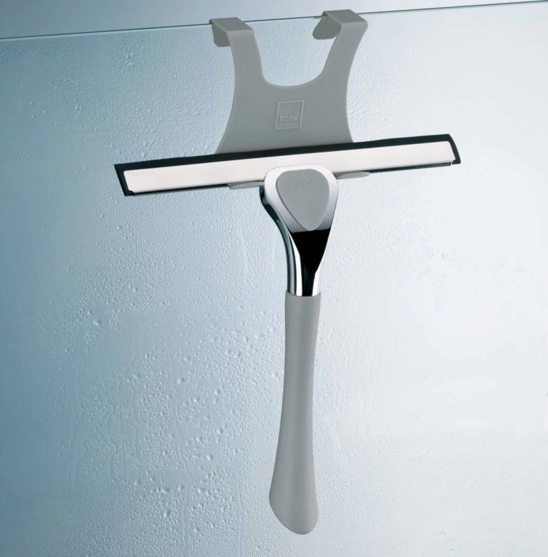 Kela Stěrka do koupelny VISTA, nerez 18/8, šedá 