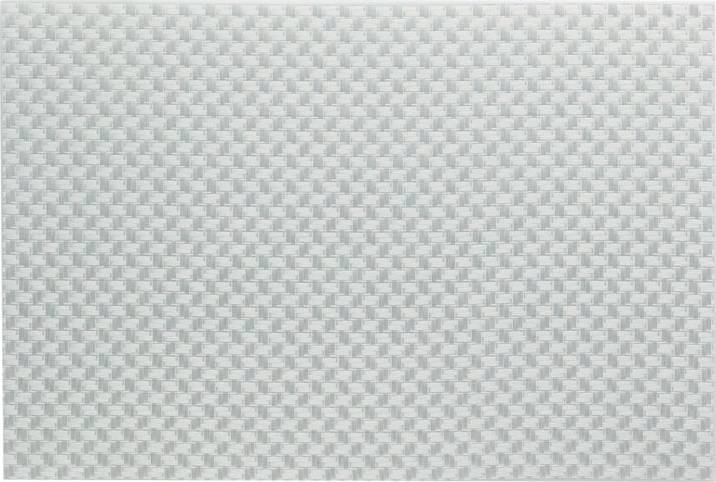 Kela Prostírání PLATO, polyvinyl, bílé 45x30cm 