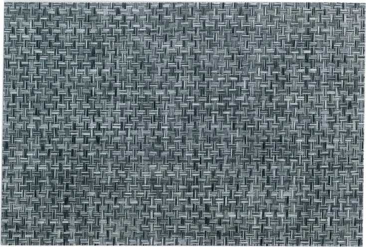 Kela Prostírání PLATO, polyvinyl, černé/bílé 45x30cm 