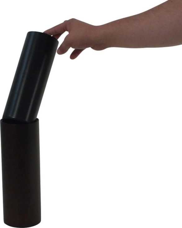 Kela WC štětka DARK plast/nerez černá 