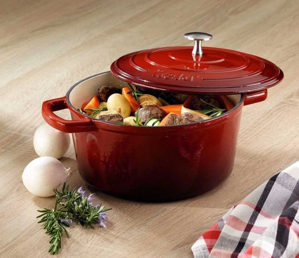 Kela Pekáč litinový s poklicí CALIDO 24 cm