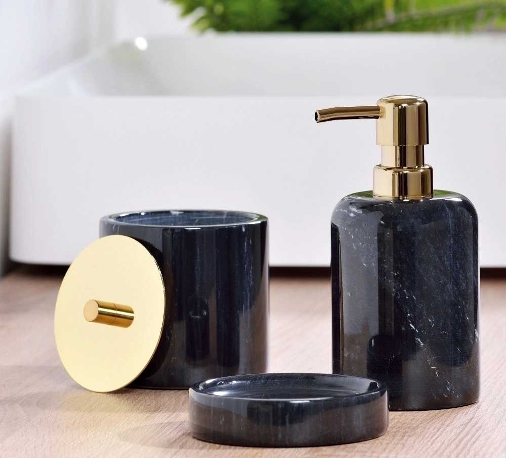 Kela WC štětka LIRON mramor 41,5 cm 