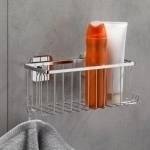 Kela Nástěnný koš ARONA nerez 24 x 10 x 10 cm 