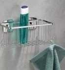 Kela Nástěnný koš ARONA nerez 24 x 10 x 10 cm 