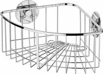 Kela Rohový nástěnný koš ARONA nerez 18,5 x 26 x 10 cm 