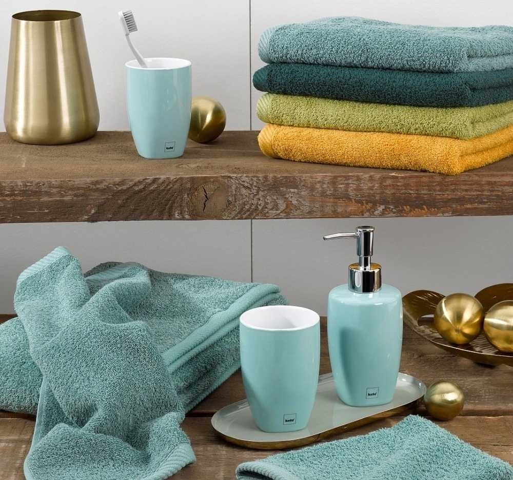 Kela WC štětka LINDANO keramika mentolová 45 cm 