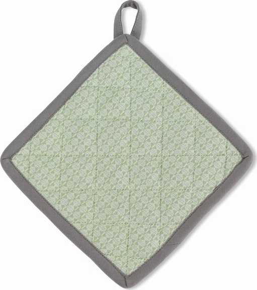 Kela Chňapka CARLA šedá/mentolová 20x20cm 