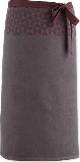 Kela Zástěra HENRIK 100% bavlna hnědá 