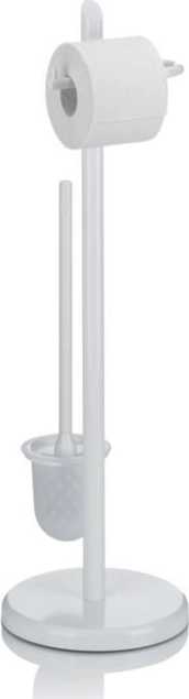 Kela Toaletní sada KEN kov bílá 