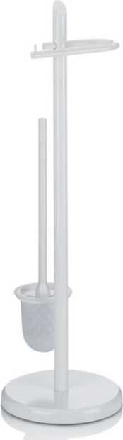 Kela Toaletní sada KEN kov bílá 