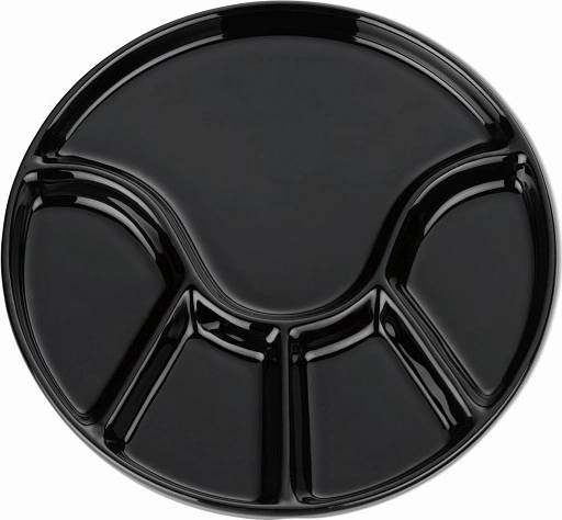 Kela Fondue talíř ANNELI černá 21,5 cm 