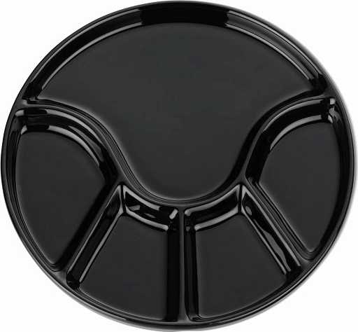 Kela Fondue talíř ANNELI černá 21,5 cm 