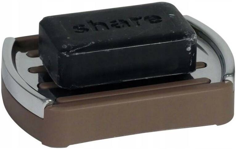 Kela Miska na mýdlo MARTA plast šedohnědá 