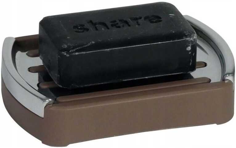 Kela Miska na mýdlo MARTA plast šedohnědá 