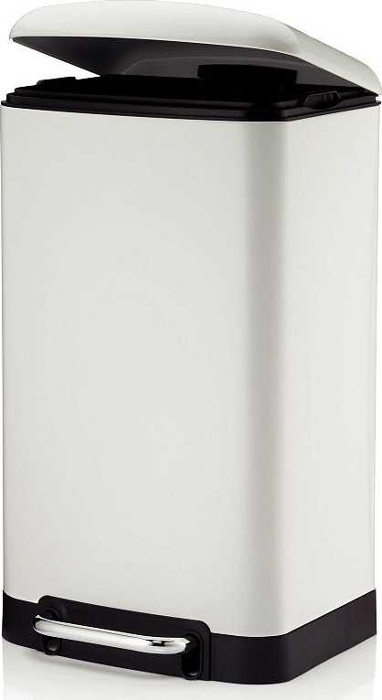 Kela Odpadkový koš DAVINO 30 l bílá 